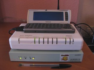 soekris 4801, router Comtrend, nokia 9210