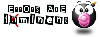 errors are imminent